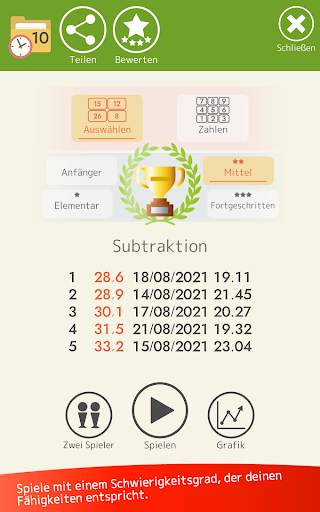 Kopfrechnen (Mathematik) screenshot 12