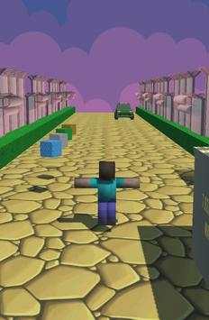 Mini Block craft running: 3d fun run blocky screenshot 2