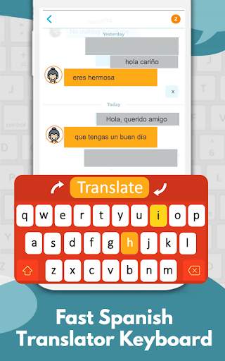 Spanish English Translator with Spanish Keyboard screenshot 1