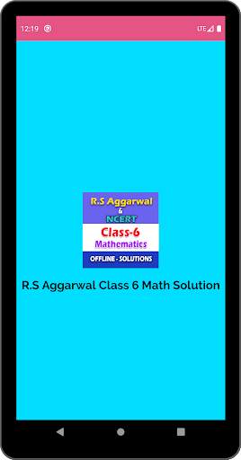 RS Aggarwal & NCERT Class 6 Math Solution OFFLINE screenshot 1