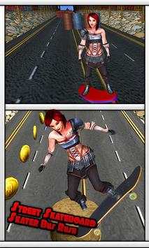 Street Skateboard Skater Bus Rush screenshot 2