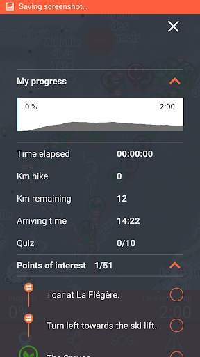Mhikes, geo-guided hikes screenshot 5