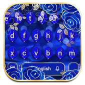 Luxury Rose Blue Keyboard on 9Apps