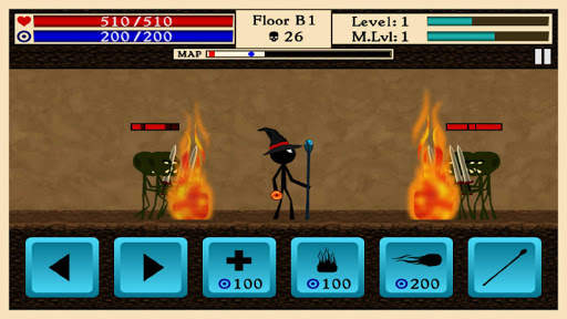 The Wizard - Stickman 2mb Game screenshot 6