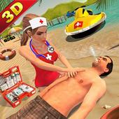 Lifeguard Beach Rescue ER Emergency Hospital Games icon