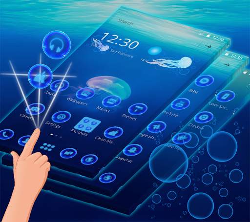 Floating Underwater Jellyfish Launcher screenshot 2