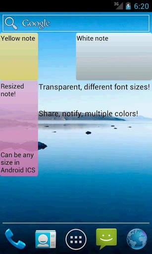 seNotes Plus - notes widget screenshot 1