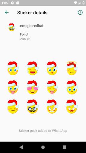 funny emojis Sticker for Whatsapp WAStickerapp screenshot 2