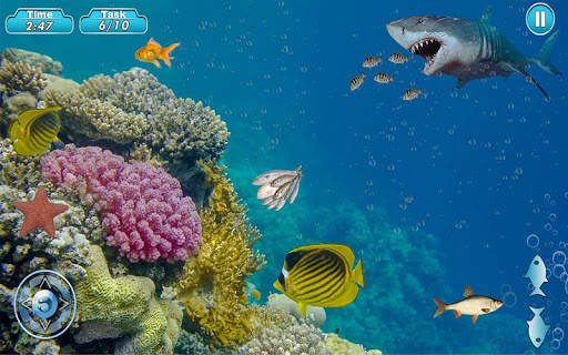Super Monster Blue Whale Shark Game screenshot 9