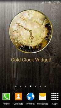 Gold Clock Widget screenshot 6