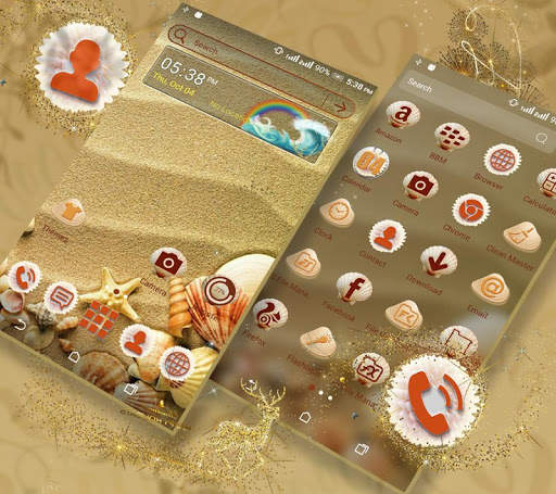 Seashell Launcher Theme screenshot 1