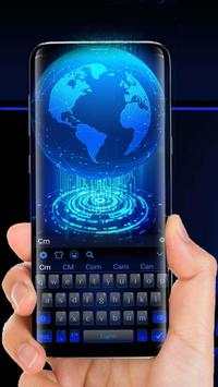 3D Neon Hologram Keyboard Theme screenshot 2