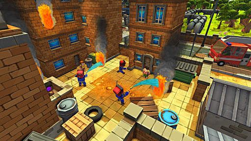 Firefighter Simulator - Rescue Games 3D screenshot 4