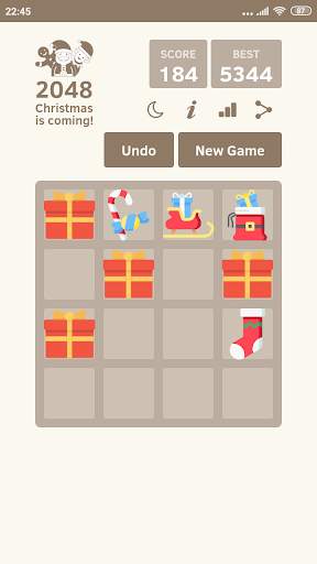 2048 Christmas 🎁 Puzzle Game screenshot 2