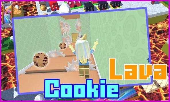 Escaper Cookie Swirl - Robloxe Obby LavaLand Mod screenshot 2