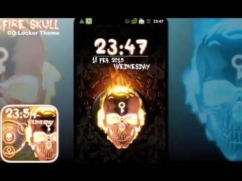 GO Locker FireSkull Free Gray screenshot 1