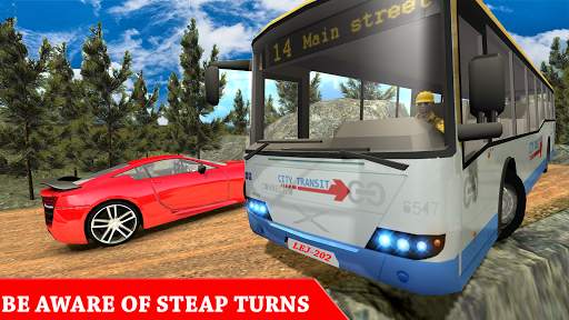 Modern Mountain Bus Driver : Uphill Coach Driving screenshot 12