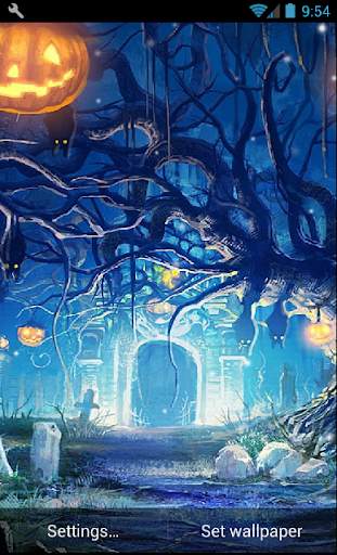 Halloween Live Wallpaper Free screenshot 5
