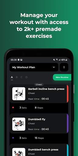 My Workout Plan - Gym Tracker screenshot 1