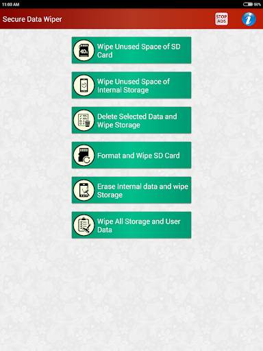 Wipe Mobile Phone Storage with Secure Data Wiper screenshot 7