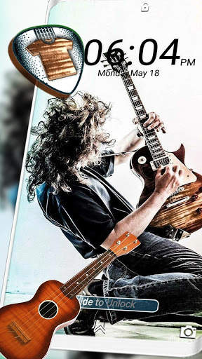 Guitar Rockstar Launcher Theme screenshot 3