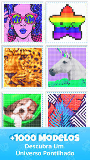 Cross Stitch Gold: Jogo de Ponto Cruz em Fotos screenshot 1
