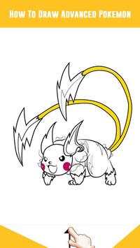 How to Draw Pokemon : Advanced Pokemon Characters screenshot 5