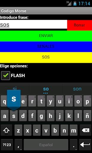 Destellos Codigo Morse screenshot 3