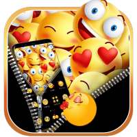 Smiley Emoji Zipper Themes HD Wallpapers 3D icons on 9Apps