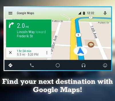 Guide For Android Auto Maps Media Messaging Voice screenshot 4
