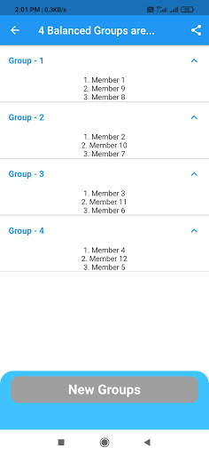 Team Maker- Random & Balanced Groups Generator screenshot 1