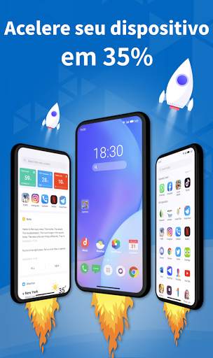 Sky Launcher - Rápido e legal! screenshot 1