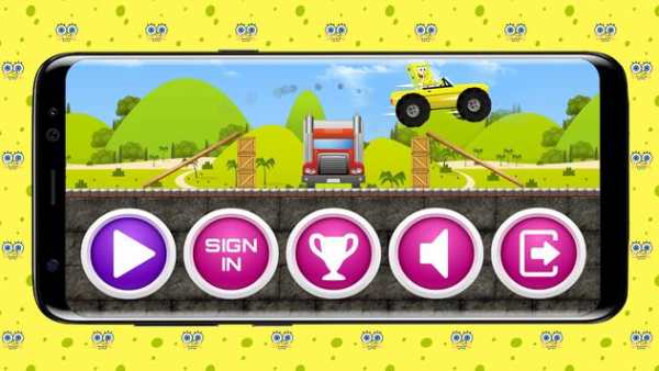 Car climb racing - Spongbob screenshot 1