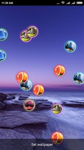 Photo Bubbles Live Wallpaper screenshot 5