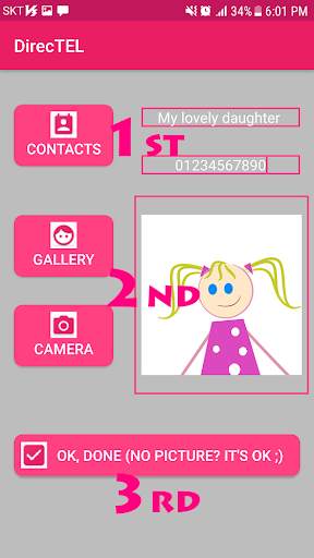 One Touch Phone - DirecTEL - Create your own icons screenshot 3