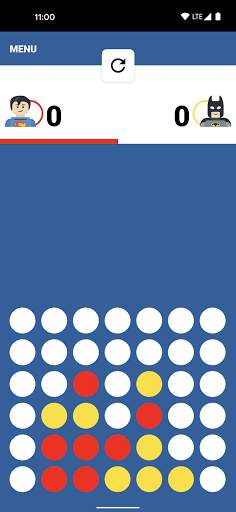 4 in a row Multiplayer - Connect four discs ! FREE screenshot 2
