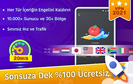 Tomato VPN | VPN Proxy screenshot 1