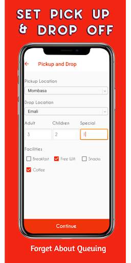 Komiuta - Online Bus & Shuttle Ticket Booking screenshot 4