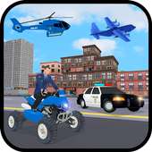 US Police Car Plane Transport Simulator