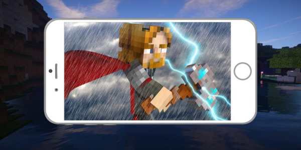 Hero-Thor Mod Minecraft PE screenshot 1
