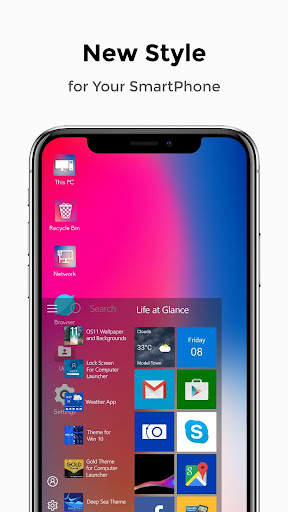 Phone X Theme For Computer Lau screenshot 4