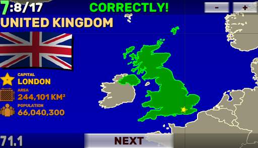 World Map Quiz: Coutries, Capi screenshot 3