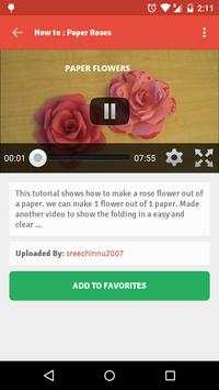 How to make paper flowers 5 تصوير الشاشة