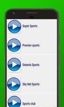 Sports TV App : Football, WWE. screenshot 2