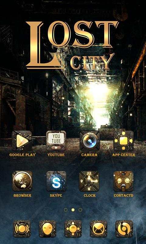 Lost City Go Launcher Theme screenshot 2