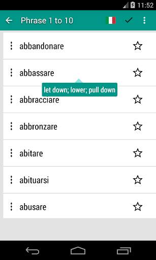 Daily Italian Verbs - Learn Italian screenshot 5