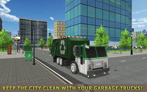 Garbage Truck Simulator PRO 2017 screenshot 1