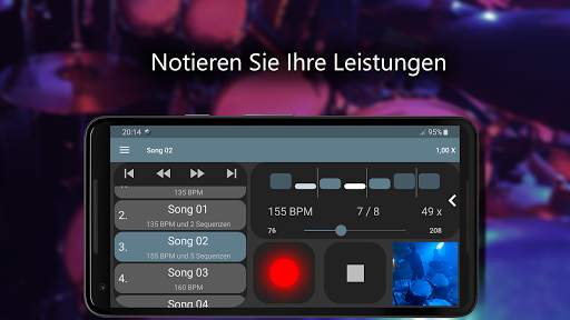 Camtronome - metronom, kamera screenshot 6