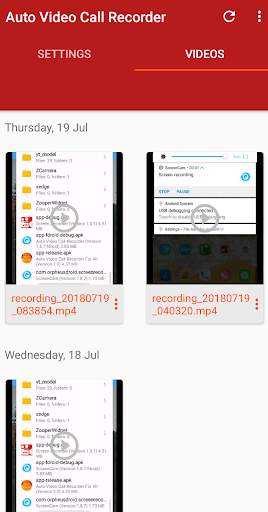 Video Call Recorder : Automatic and Free screenshot 1