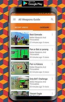 All Weapon Guide for Free Fire screenshot 1